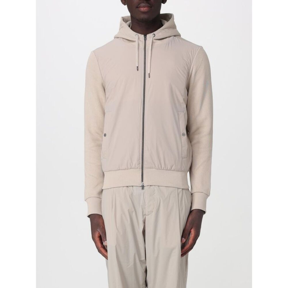 Herno Men Hooded Relaxed Fit Bomber Jacket Herno In Cotton And Nylon